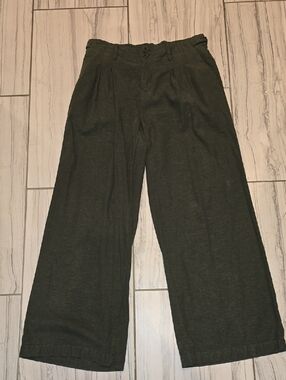 American Eagle Olive Green Stretch Trouser Pants
